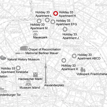 شقة 33 H S-bahn Schoenhauser Allee برلين
